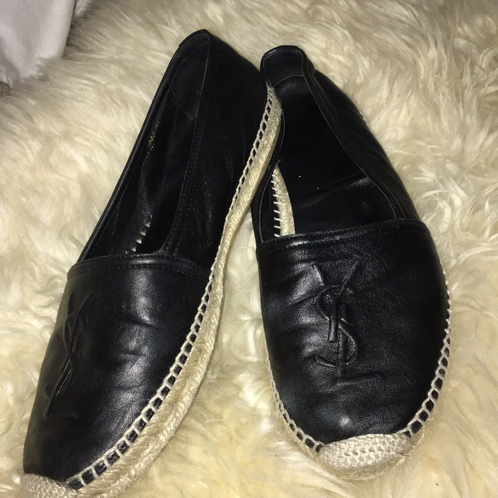 Saint Laurent Black Espadrilles - Picture 4 of 8